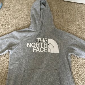 Gray North Face Sweatshirt